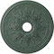 Ekena Millwork Rose and Ribbon Ceiling Medallion (Fits Canopies up to 4"), 23 5/8"OD x 4"ID x 1 1/2"P, Cloud Burst CM23ROCBF - alternate 1